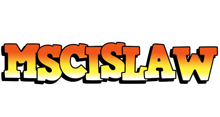 Mscislaw sunset logo