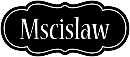 Mscislaw welcome logo