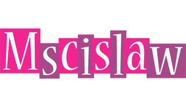 Mscislaw whine logo