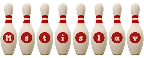 Mstislav bowling-pin logo