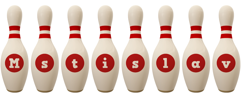 Mstislav bowling-pin logo