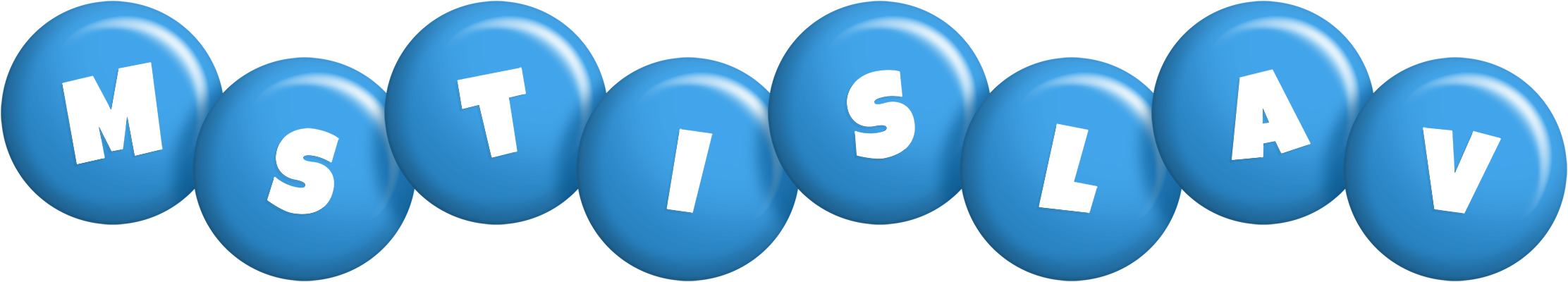 Mstislav candy-blue logo