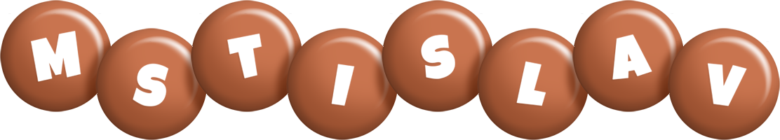 Mstislav candy-brown logo