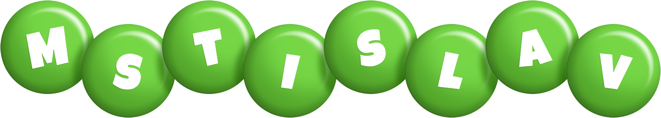 Mstislav candy-green logo