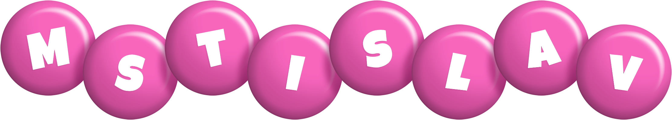 Mstislav candy-pink logo