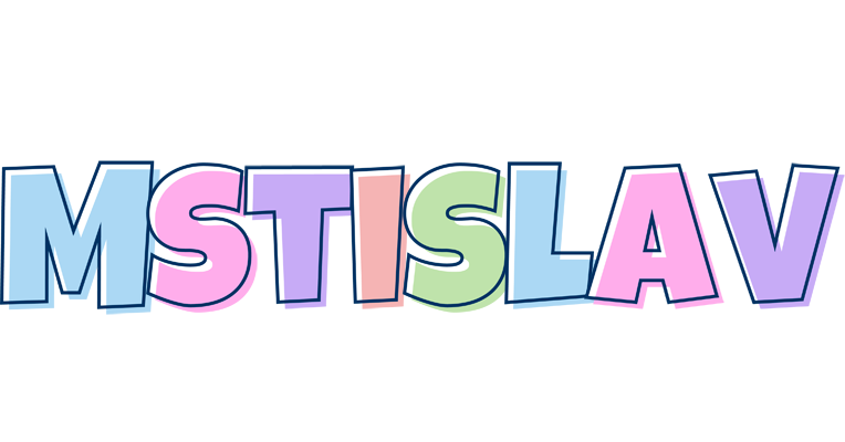 Mstislav pastel logo
