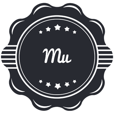 Mu badge logo