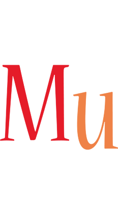 Mu birthday logo