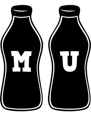 Mu bottle logo
