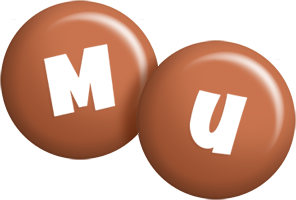 Mu candy-brown logo