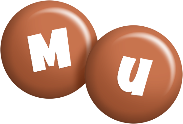 Mu candy-brown logo