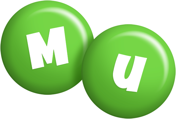 Mu candy-green logo