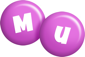 Mu candy-purple logo