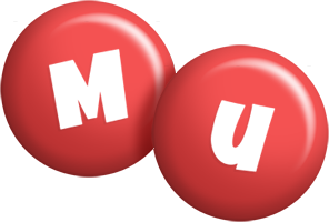 Mu candy-red logo