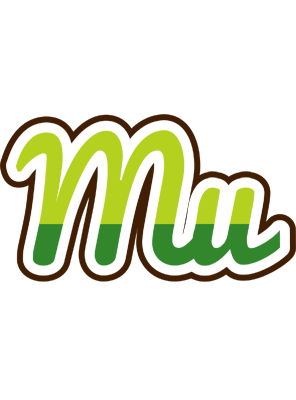 Mu golfing logo