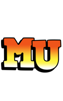 Mu sunset logo