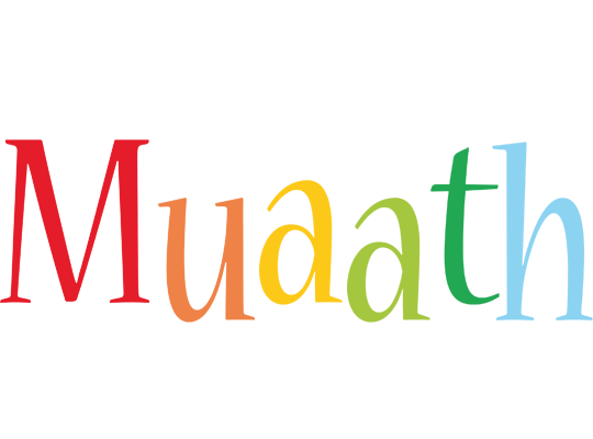 Muaath birthday logo
