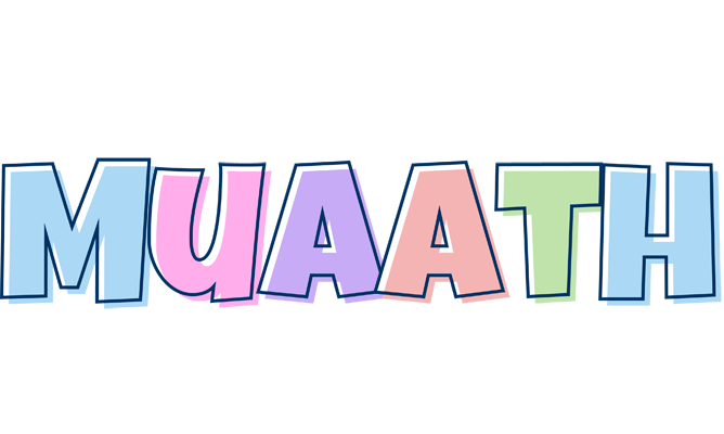 Muaath pastel logo