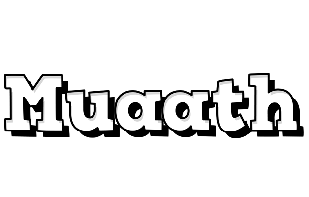 Muaath snowing logo