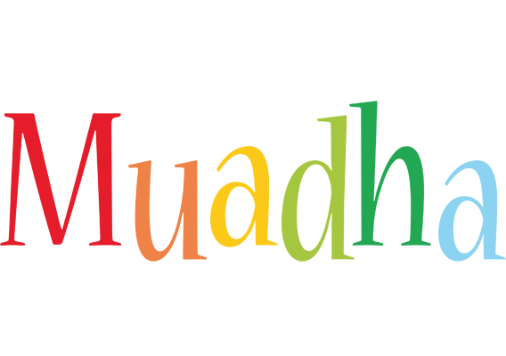 Muadha birthday logo