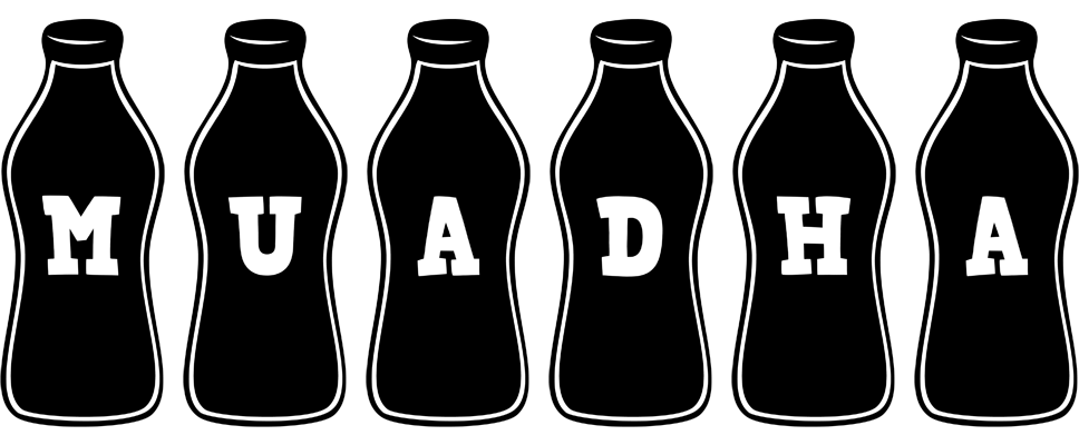 Muadha bottle logo