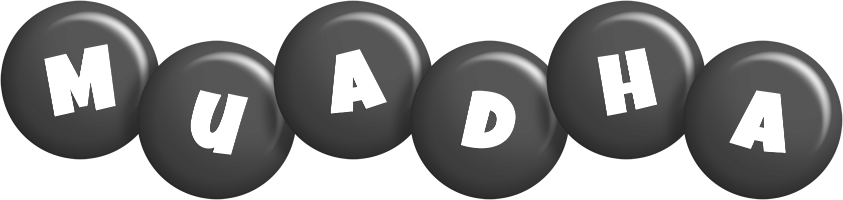 Muadha candy-black logo