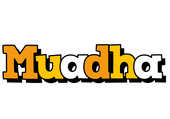 Muadha cartoon logo