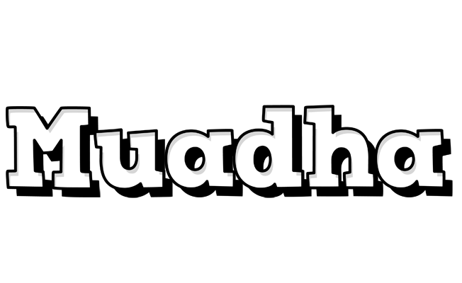 Muadha snowing logo