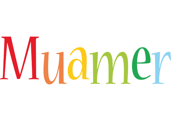 Muamer birthday logo