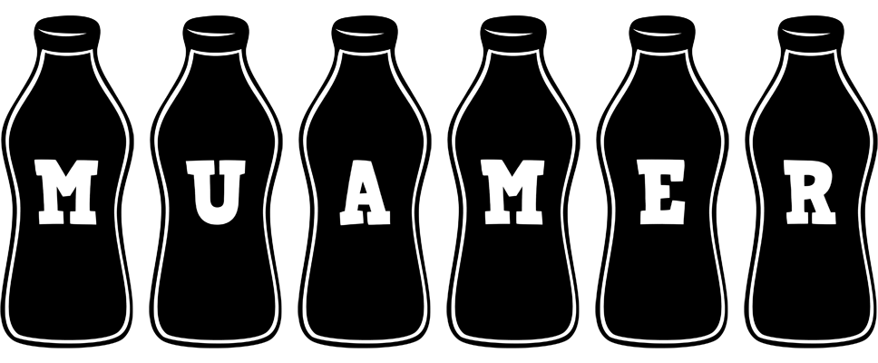 Muamer bottle logo