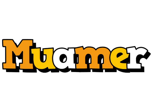 Muamer cartoon logo