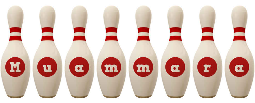 Muammara bowling-pin logo