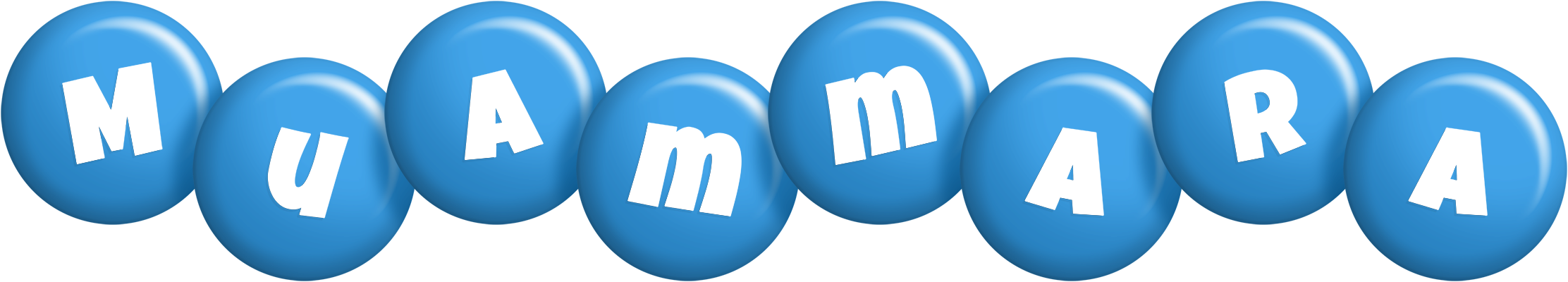 Muammara candy-blue logo