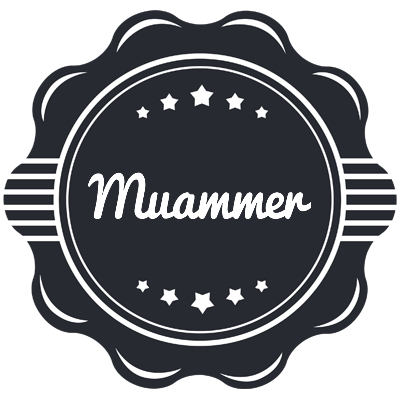 Muammer badge logo