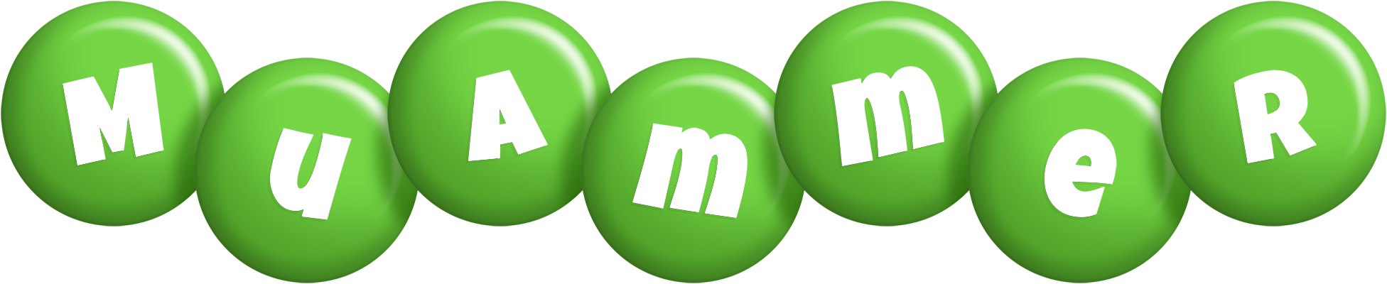 Muammer candy-green logo