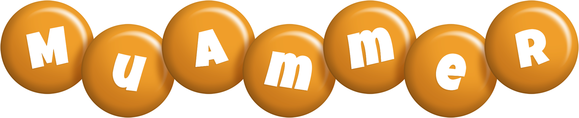 Muammer candy-orange logo