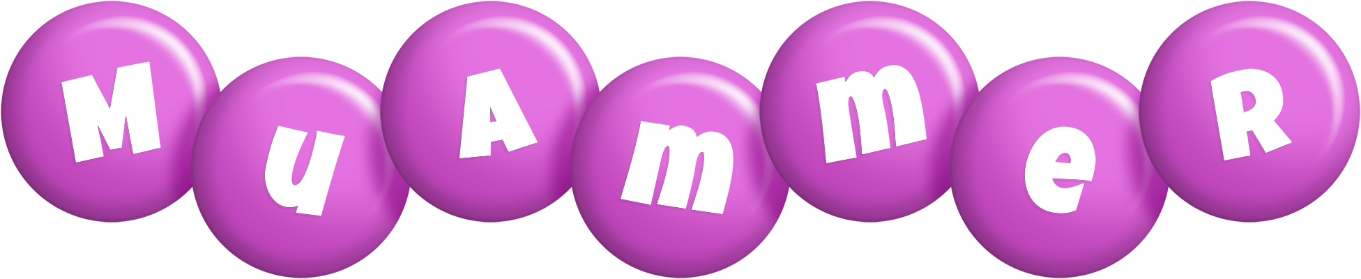Muammer candy-purple logo