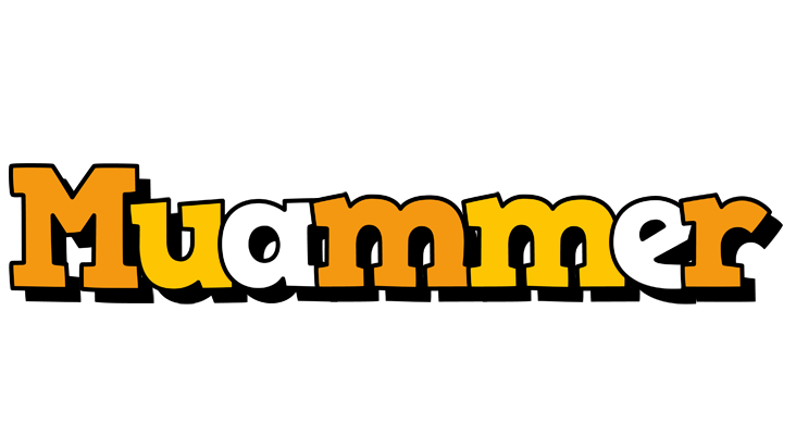 Muammer cartoon logo
