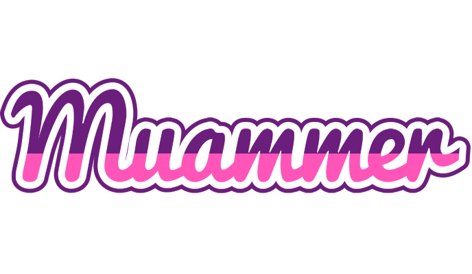 Muammer cheerful logo