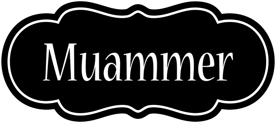 Muammer welcome logo