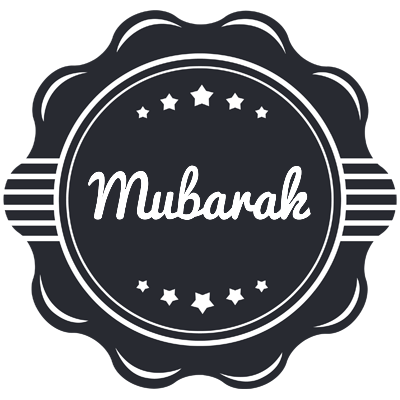 Mubarak badge logo