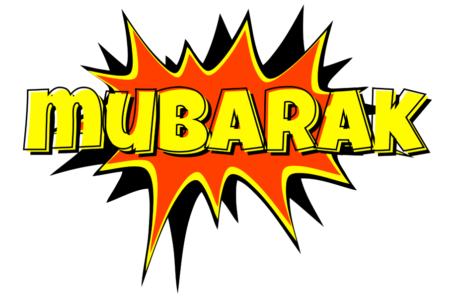 Mubarak bazinga logo