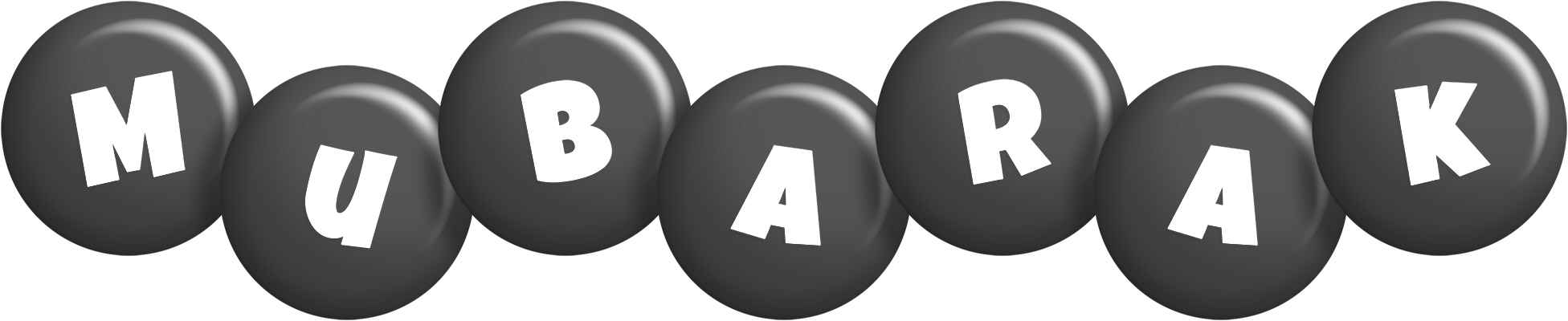 Mubarak candy-black logo
