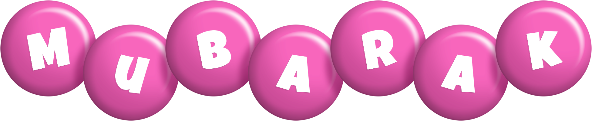 Mubarak candy-pink logo