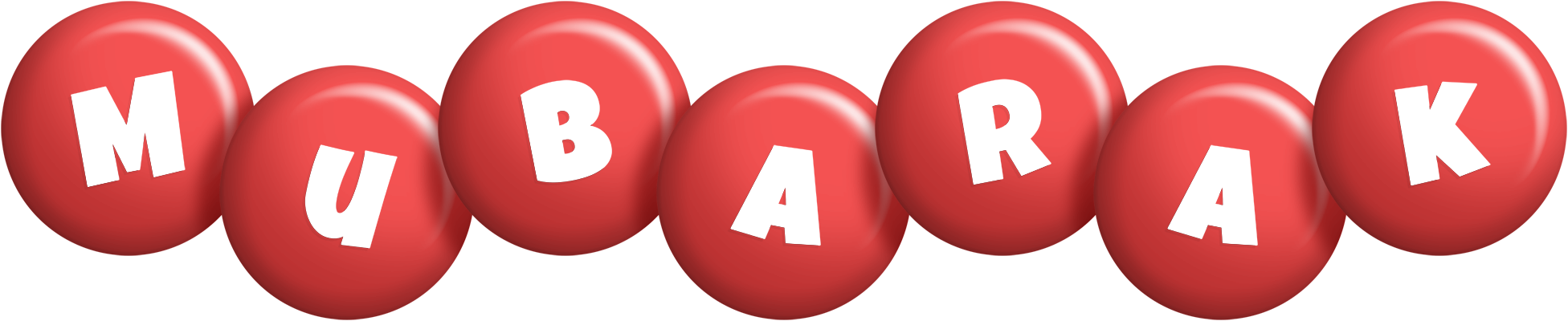 Mubarak candy-red logo