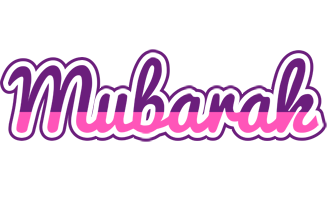 Mubarak cheerful logo