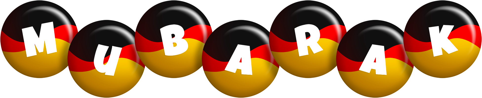 Mubarak german logo