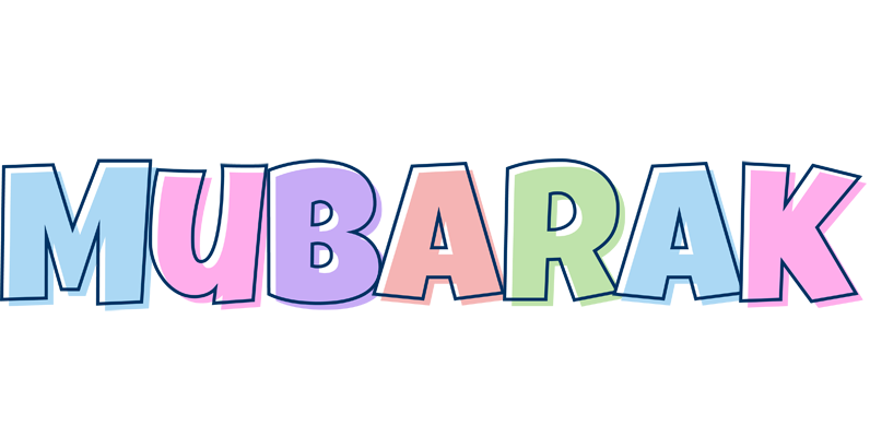 Mubarak pastel logo