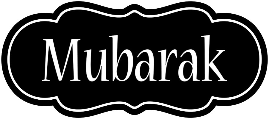 Mubarak welcome logo