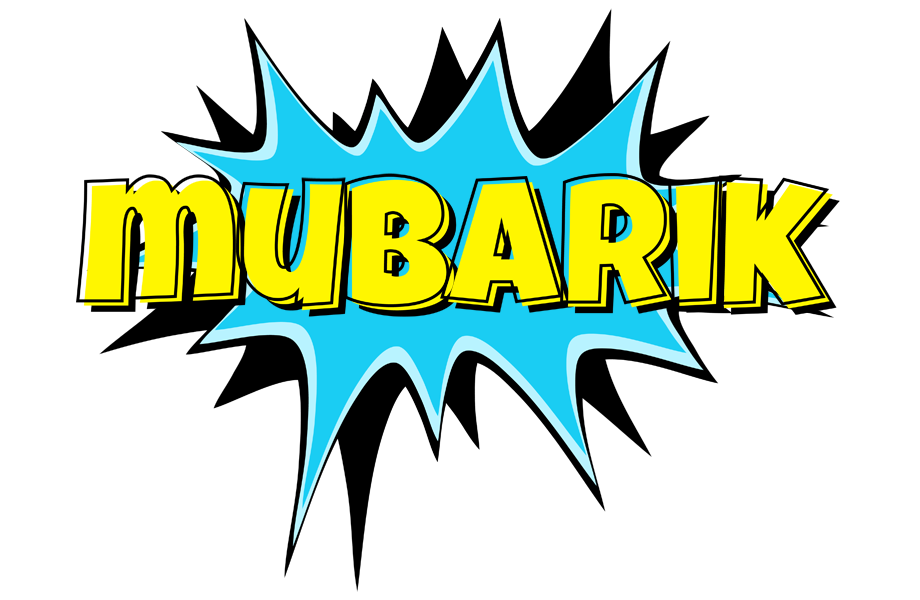 Mubarik amazing logo